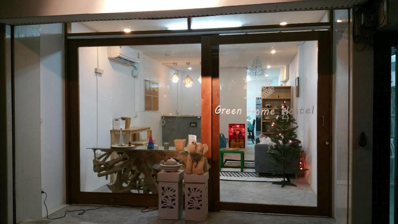 Green Home Hostel And Massage Бангкок Экстерьер фото